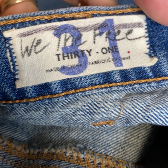 Free People Parker Denim Wrap Skirt size 27/4 - Picture 6 of 8